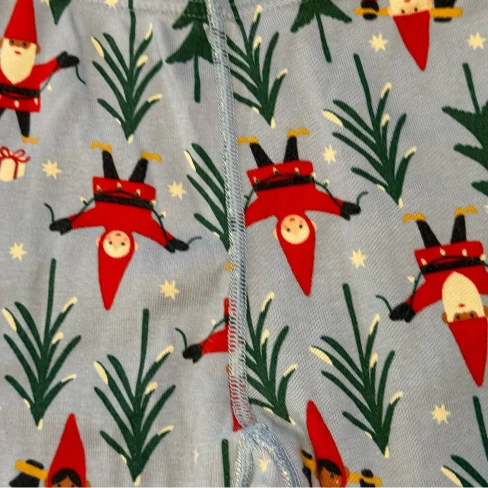 Hanna Andersson Kids Pajamas in Red and Green Gnome print